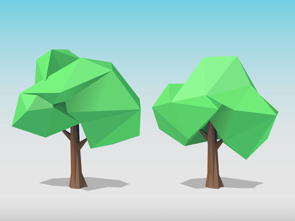 Два многоугольных дерева
