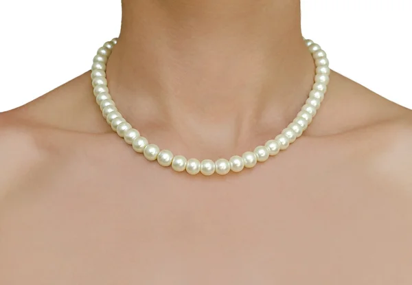 Hermosa joyería de perlas — Foto de Stock