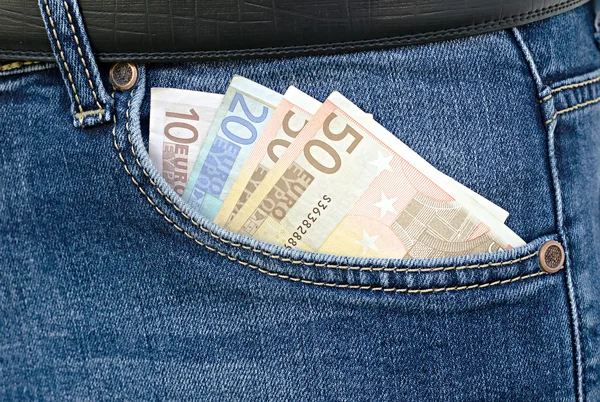 Money in a pocket — Stock Photo, Image