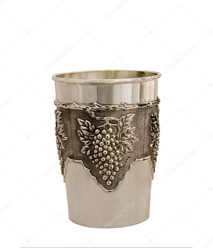 old cup from silver
