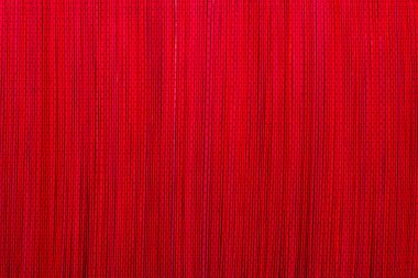 Kırmızı bambu hasır doku veya arka plan