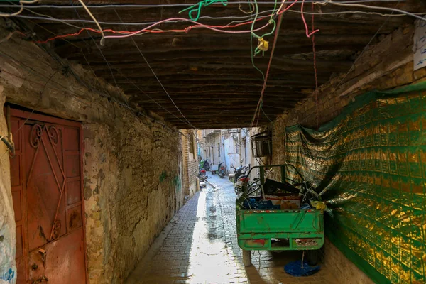 Foto Voor Tigris Rivier Bagdad Stad Irak Watervervuiling Door Restanten — Stockfoto