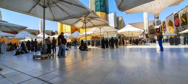 Foto Santuario Dell Imam Ali Najaf Iraq Mostrando Santuario Molte — Foto Stock