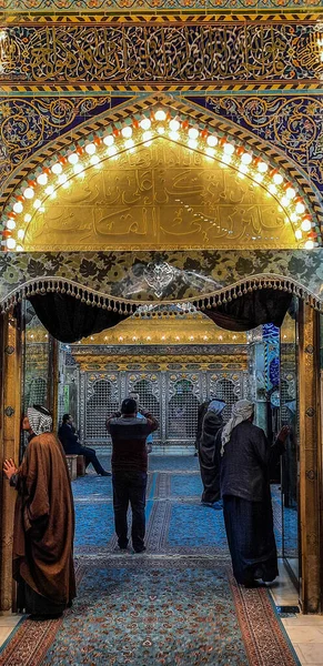 Foto Voor Imam Qasim Heiligdom Stad Hilla Babylon Irak Tonen — Stockfoto