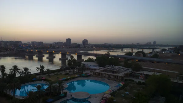 Baghdad Durante la notte — Foto Stock