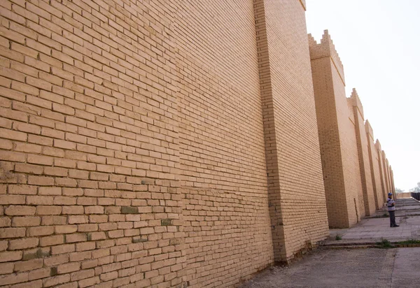 El muro de la ciudad de Babilonia — Foto de Stock
