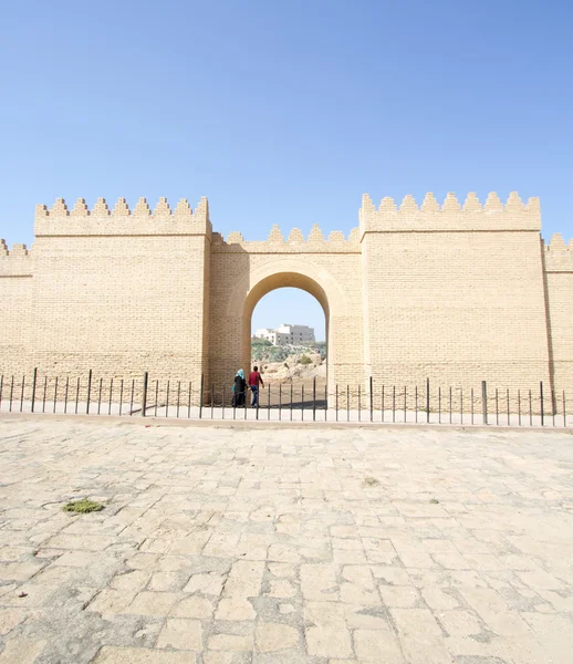 El muro de la ciudad de Babilonia — Foto de Stock