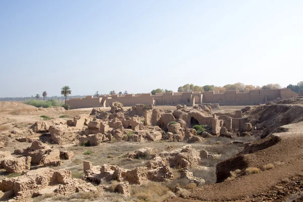 A antiga cidade de Babilônia Fotografias De Stock Royalty-Free