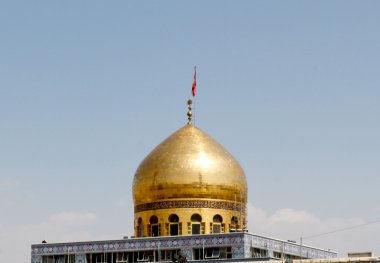 Sayeda Zeinab tapınak Suriye'de bir kubbe