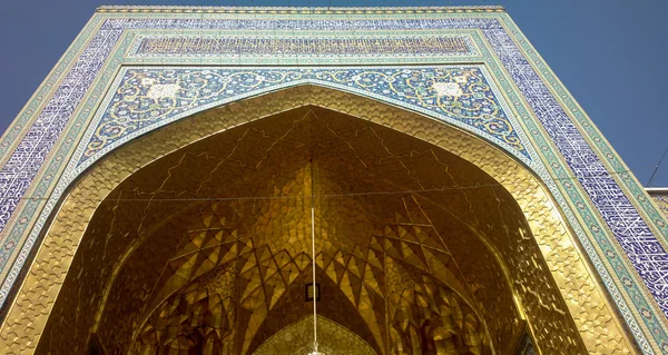Tür des Schreins des Imam ali al-rida — Stockfoto