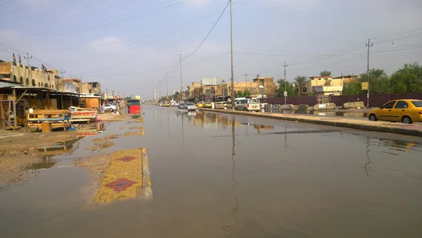 Powódź w Bagdadzie — Zdjęcie stockowe