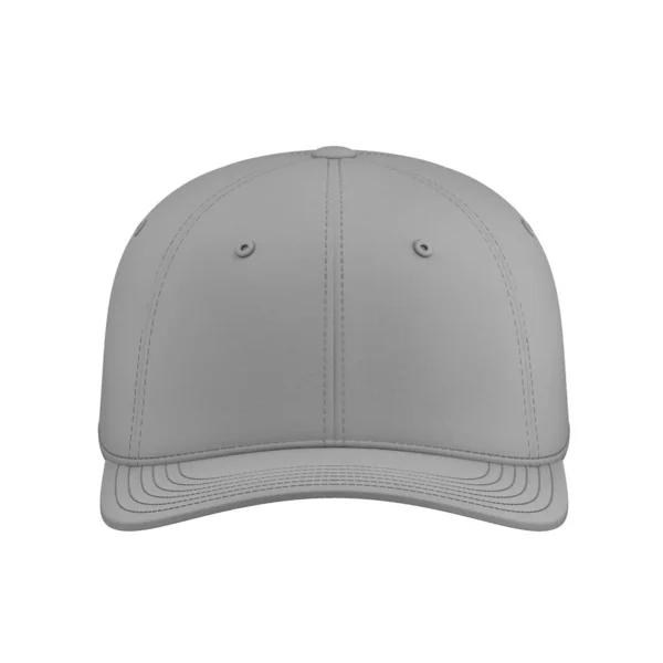 Καθιστούν Καπέλο Του Μπέιζμπολ Mockup Μπροστινή Όψη Στο Λευκό Χρώμα — Φωτογραφία Αρχείου