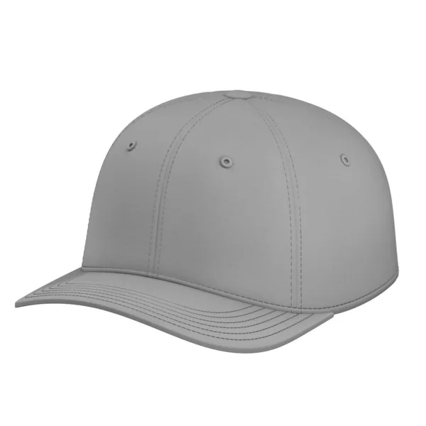 Render Baseball Cap Mockup Top Side View White Base Color — Stock Photo, Image