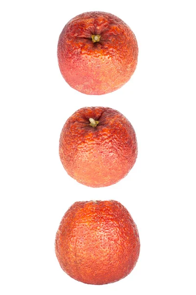 Röd Orange Vit Bakgrund Olika Vinklar — Stockfoto