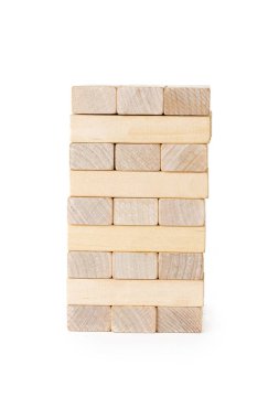 Tahta inşaat seti, düşen kule oyunu, jenga