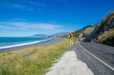 Kaikoura south Island, Yeni Zelanda.