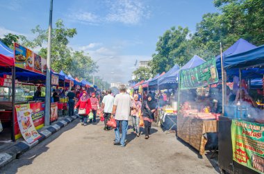 Kuala Lumpur, Malezya 'daki Ramazan Pazarı