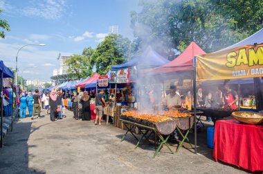 Kuala Lumpur, Malezya 'daki Ramazan Pazarı