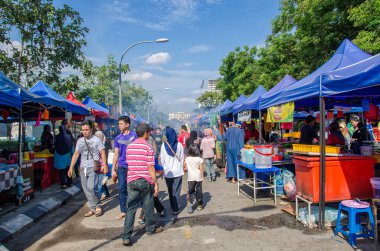 Kuala Lumpur, Malezya 'daki Ramazan Pazarı