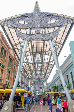 Kasturi yürüme ile birlikte Merkezi Pazar, Kuala Lumpur