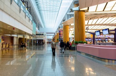 Singapur'da bulunan Changi Uluslararası Havalimanı.
