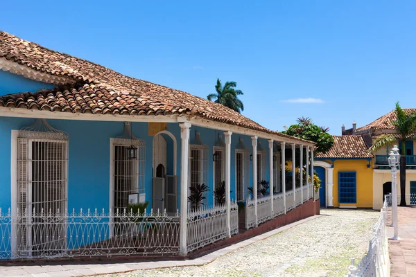 Cuba Arquitetura de Trinidad vista de edifícios históricos 12 — Fotografia de Stock