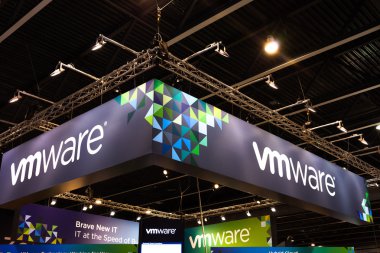 İspanya, Barcelona - 13 Ekim 2014: Barcelona Vmworld BT konferansında