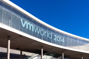 İspanya, Barcelona - 13 Ekim 2014: Vmworld iş bu Konferansı Barselona