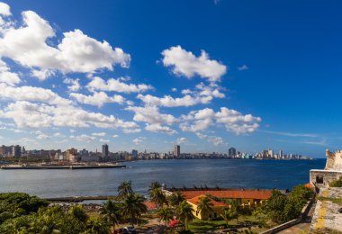 Kale el Morro Skyline Havana Küba'dan gelen görüntülemek