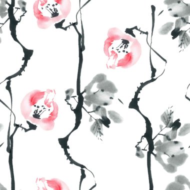 Çiçeği ağaç desen