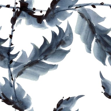 Bitki yaprakları desen