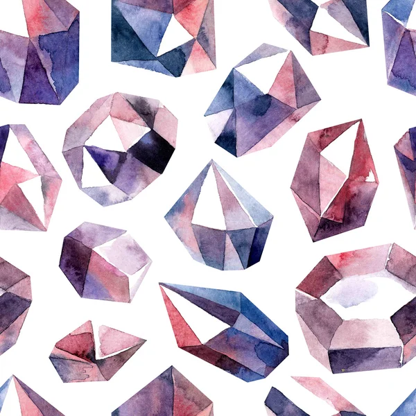 Diamanten naadloze patroon — Stockfoto