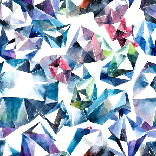 Diamonds seamless pattern