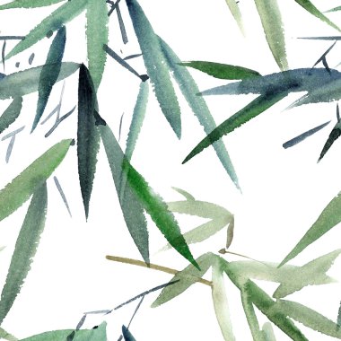 Bambu suluboya desen