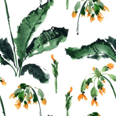 Çiçekler pürüzsüz desen