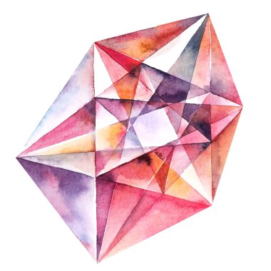 Kırmızı elmas kristal