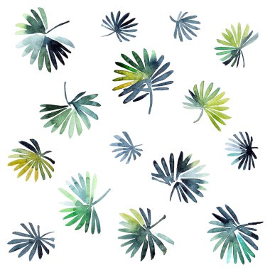 suluboya yaprakları seti