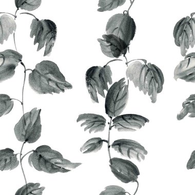 Yapraklı seamless modeli