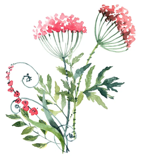 아름다운 꽃다발을 상징하는 배경에 별개의 — 스톡 사진