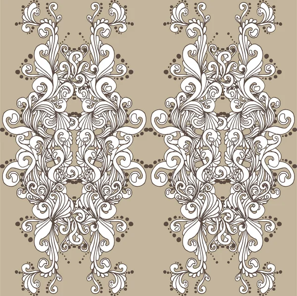 Papel de parede floral — Vetor de Stock