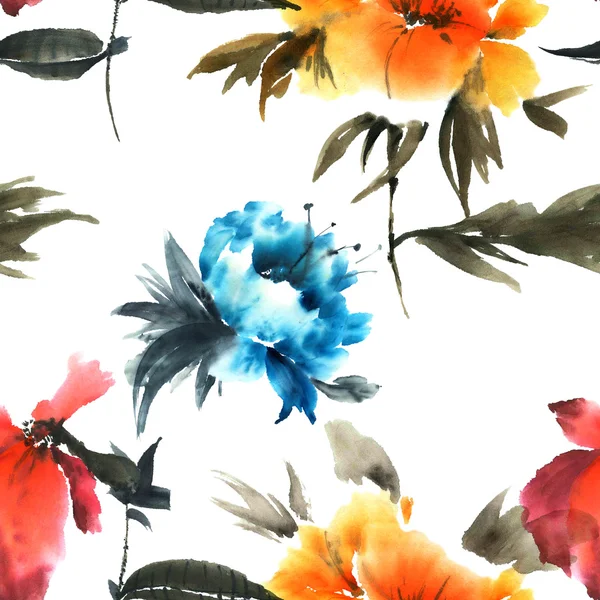 Peony. Flowers background texture. — Stock Photo, Image
