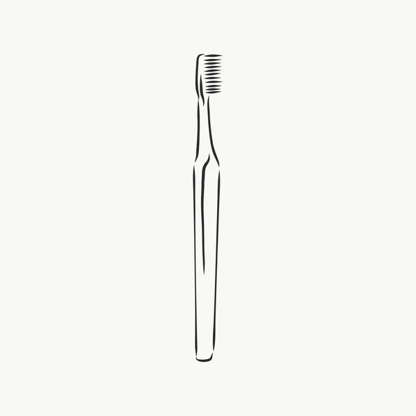 Зубна Щітка Пастою Векторний Малюнок — стоковий вектор