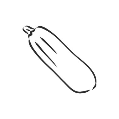 Kabak çorbası. Beyaz arkaplanda izole edilmiş sebzeler çizdim.