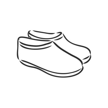 Eski moda, rahat, yağmurlu Wellie beyaz arka planda izole edilmiş. El çizimi mürekkep sembolü. Resim karalaması. Kağıda retro stil kalem. Metin için alanı olan kenar yakın plan görünümü