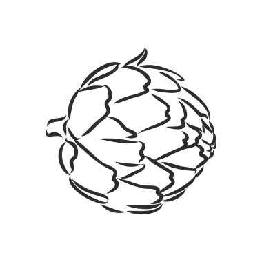 Kabartma çizimi vektör kümesi beyaz arkaplanda yeşil sebzeler