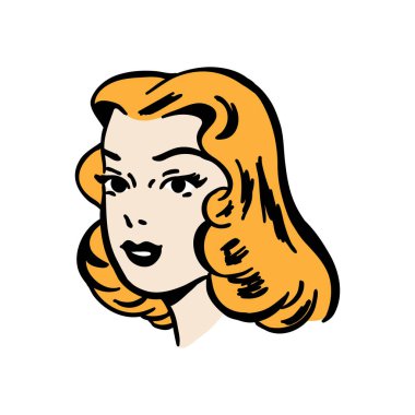 Bir Retro Klasik Çizgi Roman karakterinin ironik hiciv tasviri