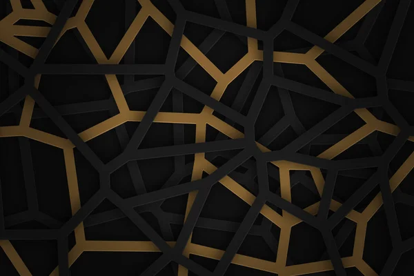 Geometrische Voronoi Webben Diagram Achtergrond Trendy Minimalistische Stijl Geo Vormt — Stockvector