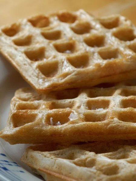 Pão waffle close-up — Fotografia de Stock