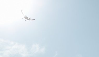 arka ışık hava uçak modeli      