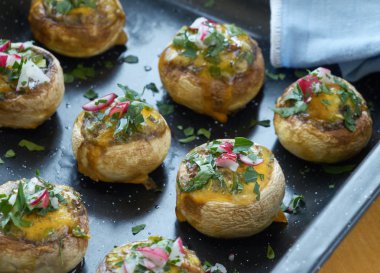 Mantar dolması - paleo diyet